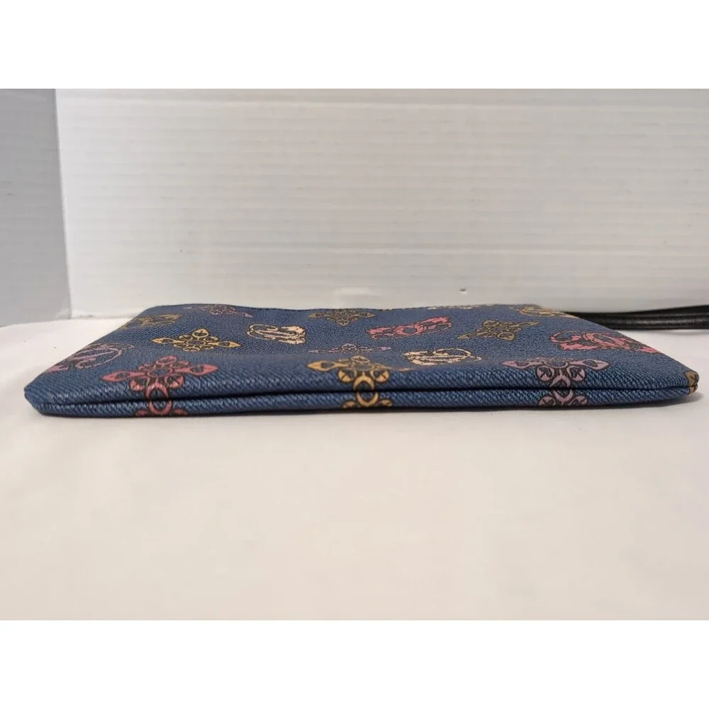 SHARIF  Double Leopard Print Clutch Wristlet Rare Style NWOT